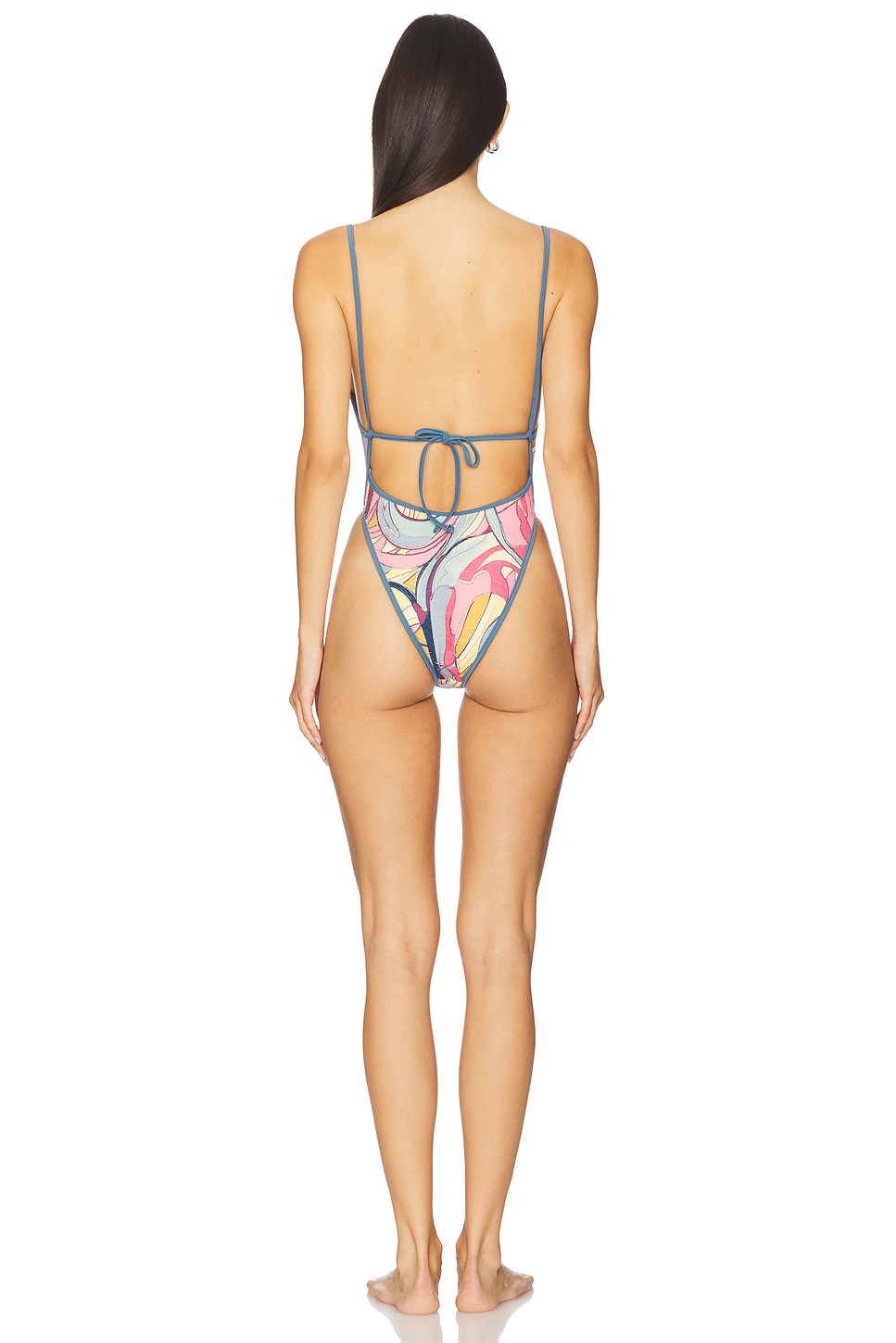 x free-est Printed Amber One Piece Swimsuit
