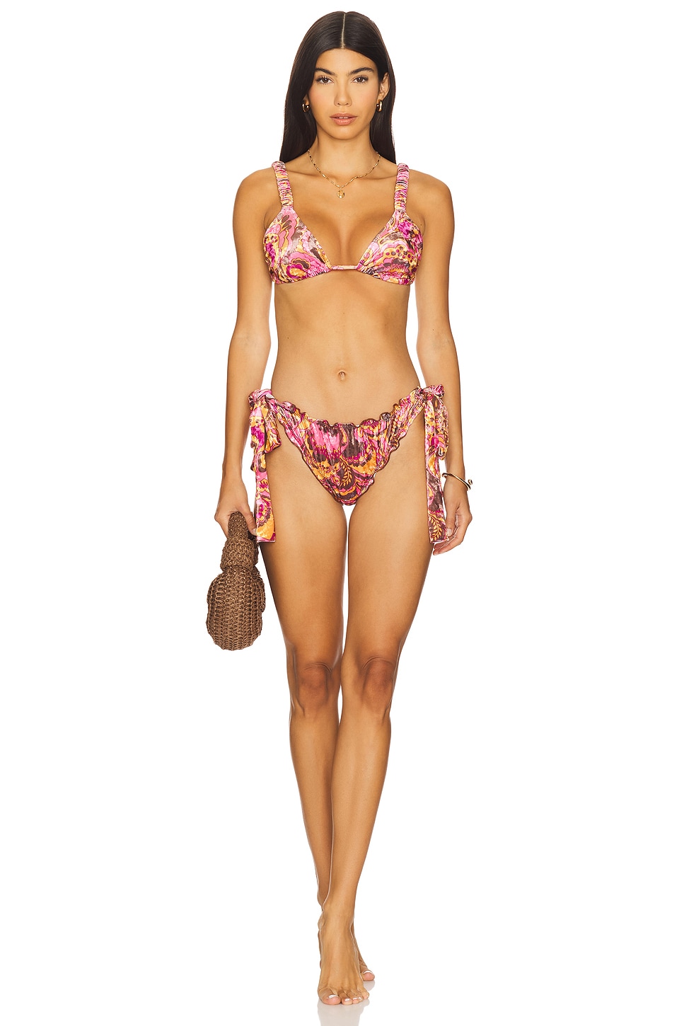 x free-est Wendy Bikini Bottom In Monarch In Bloom