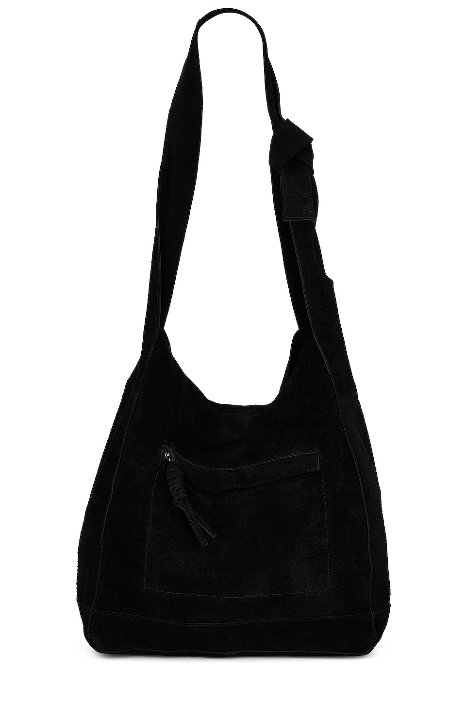 Free People Jessa Suede Carryall in Black | REVOLVE