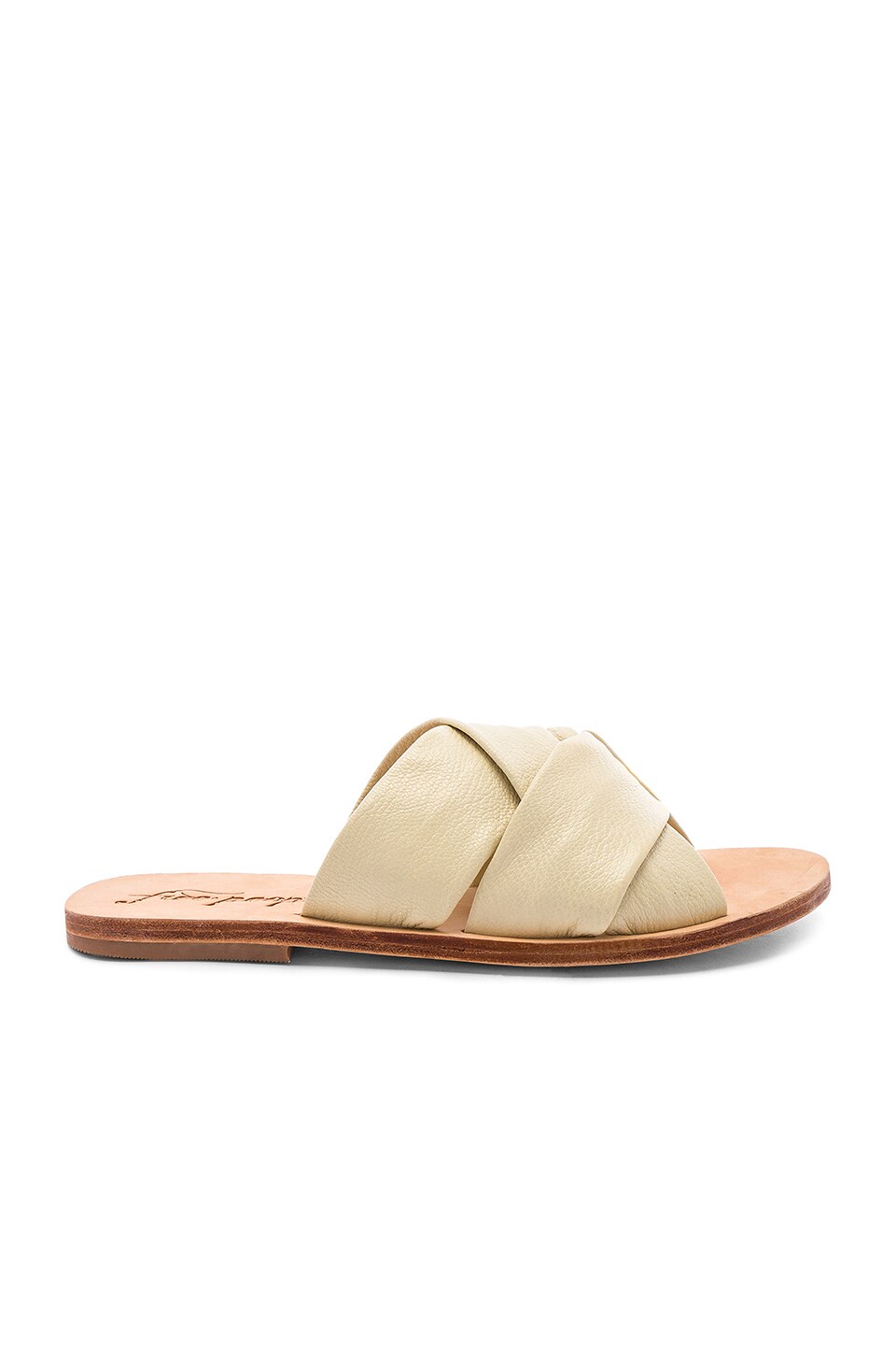 Free People Sandals FREE PEOPLE RIO VISTA SLIDE SANDAL IN CREAM.