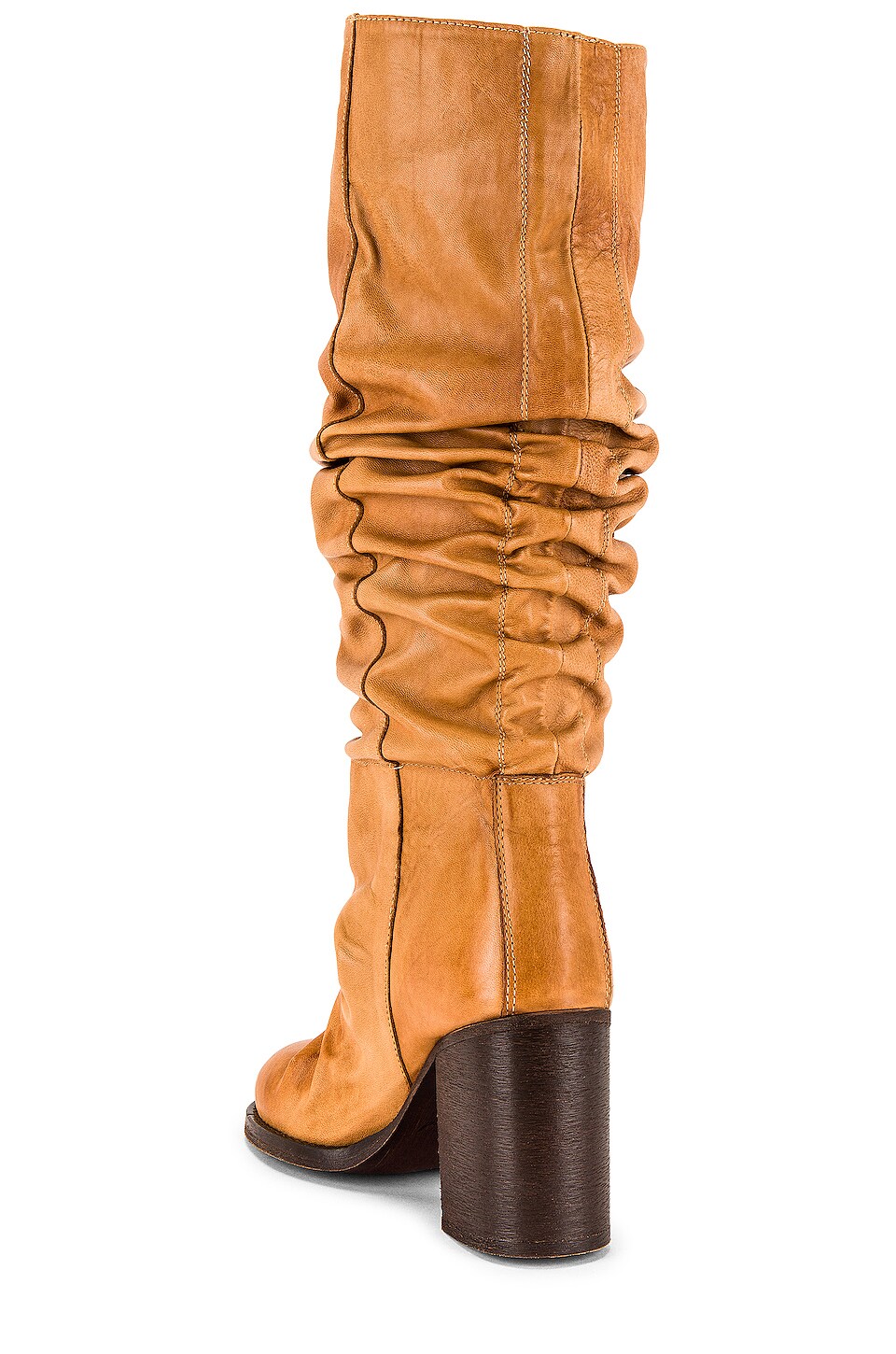 Free People Tall Slouch Boot in Tan | REVOLVE