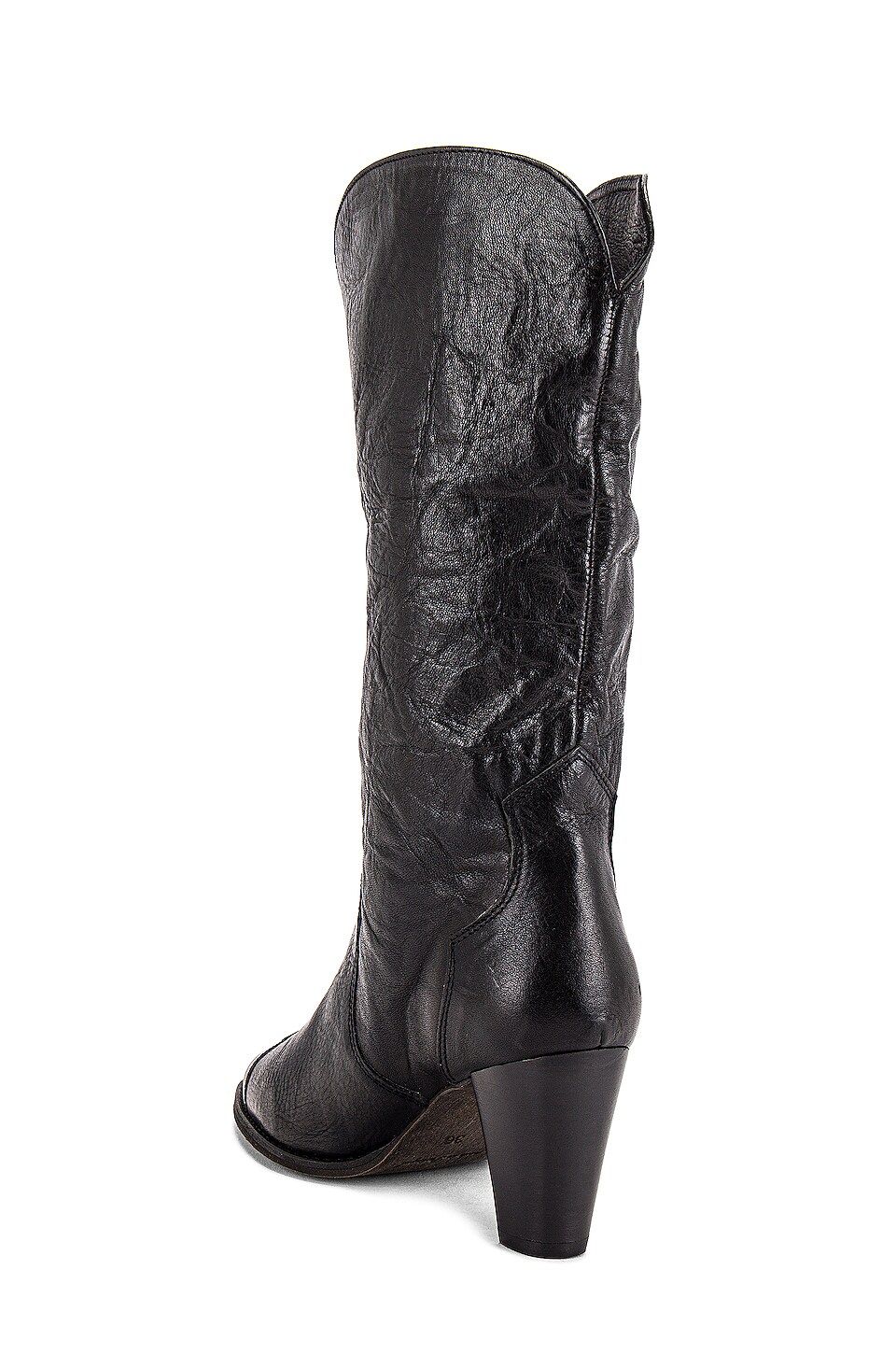 Free People Shayne Tall Western Boot in Black | REVOLVE