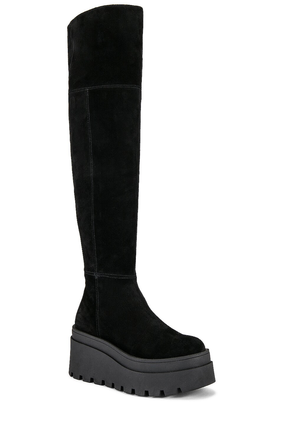 Free People London Calling Wedge Boot in Black