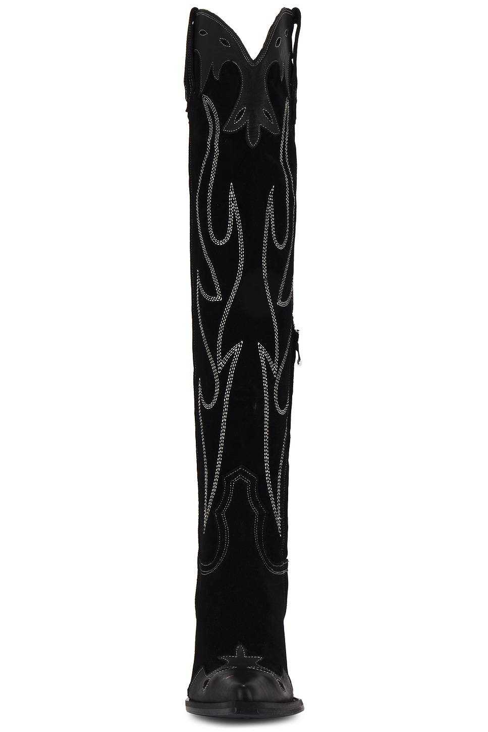 Free People Wild West Thigh High in Black Suede | REVOLVE