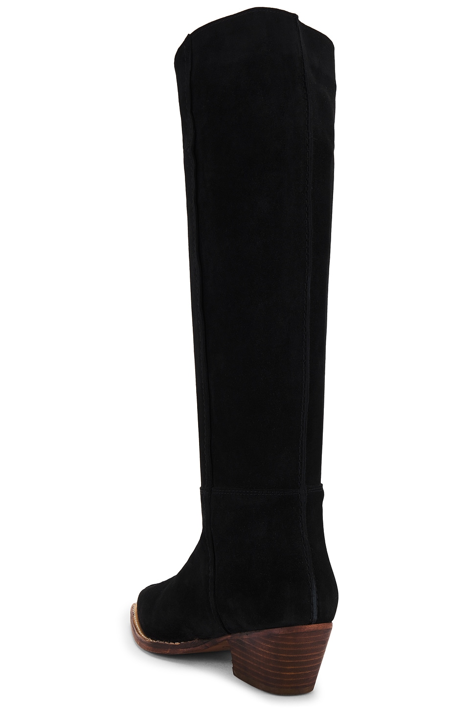 Free People Sway Low Slouch Boot in Black | REVOLVE
