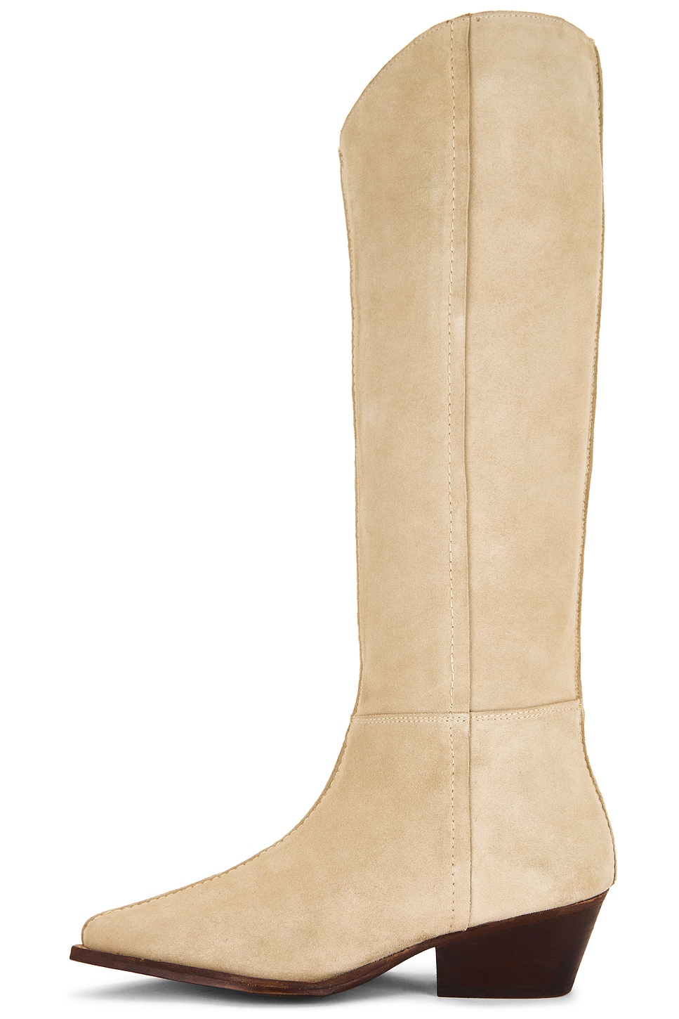 Free People Sway Low Slouch Boot in Parchment | REVOLVE