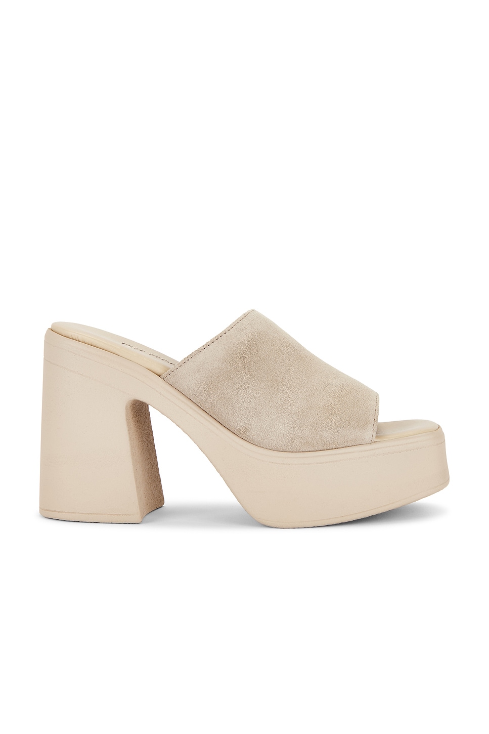 Zoe Platform Sandal In Diamond Suede