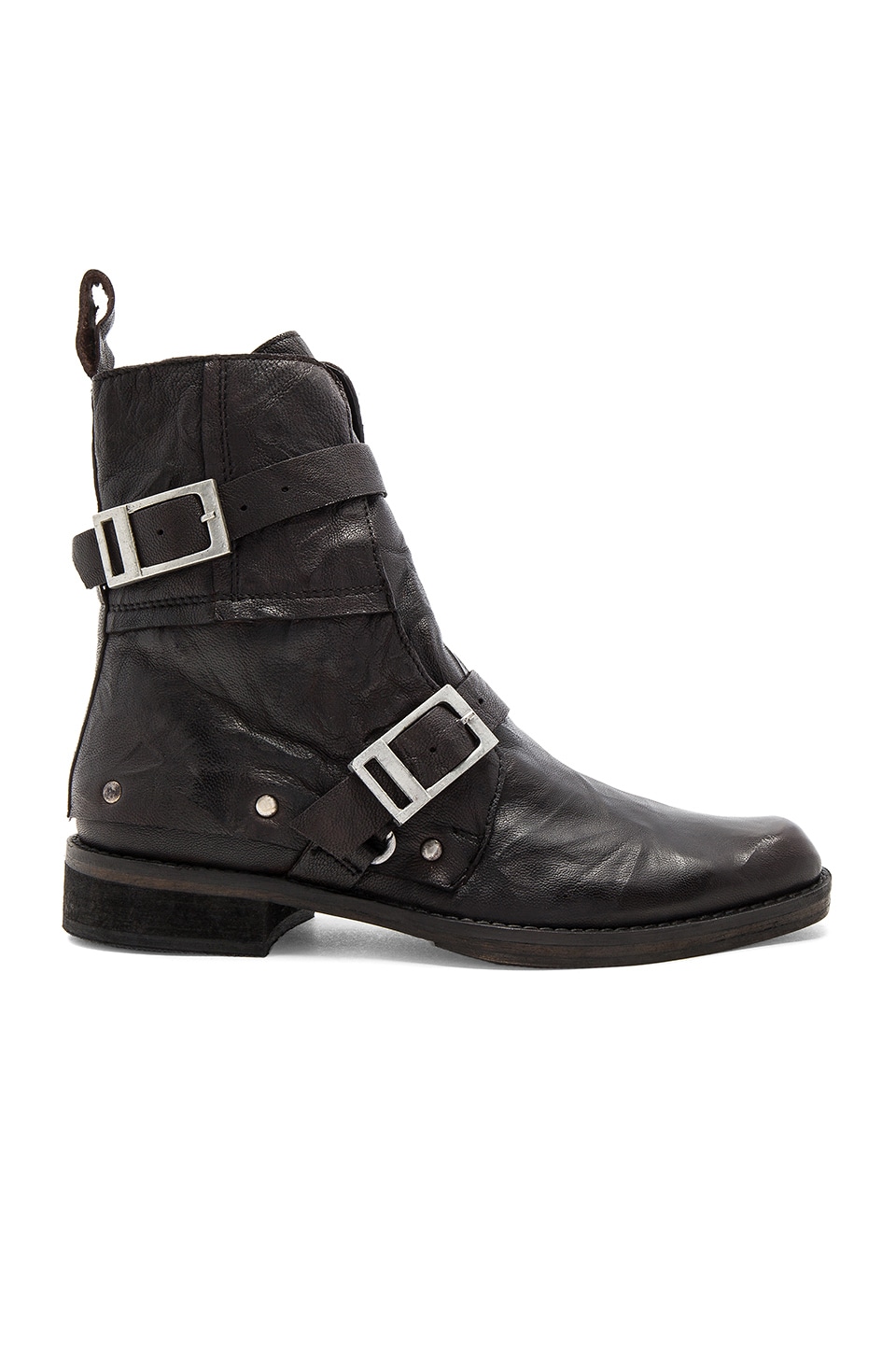 Free People Outsiders Moto Boot in Black | REVOLVE