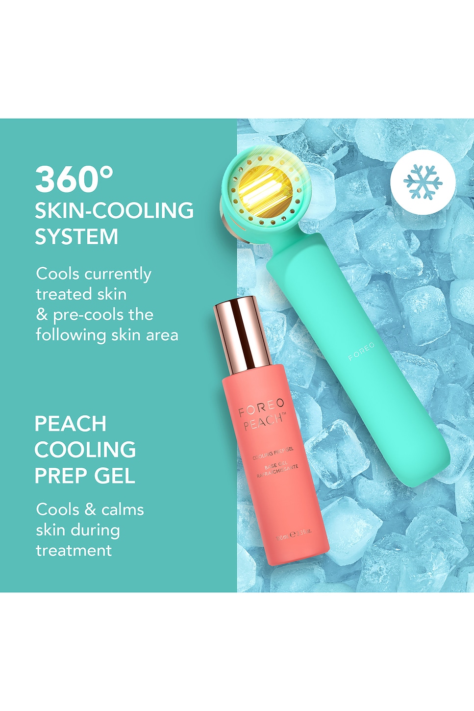 Peach 2 IPL Hair Removal Device & Peach Cooling Prep Gel Bundle