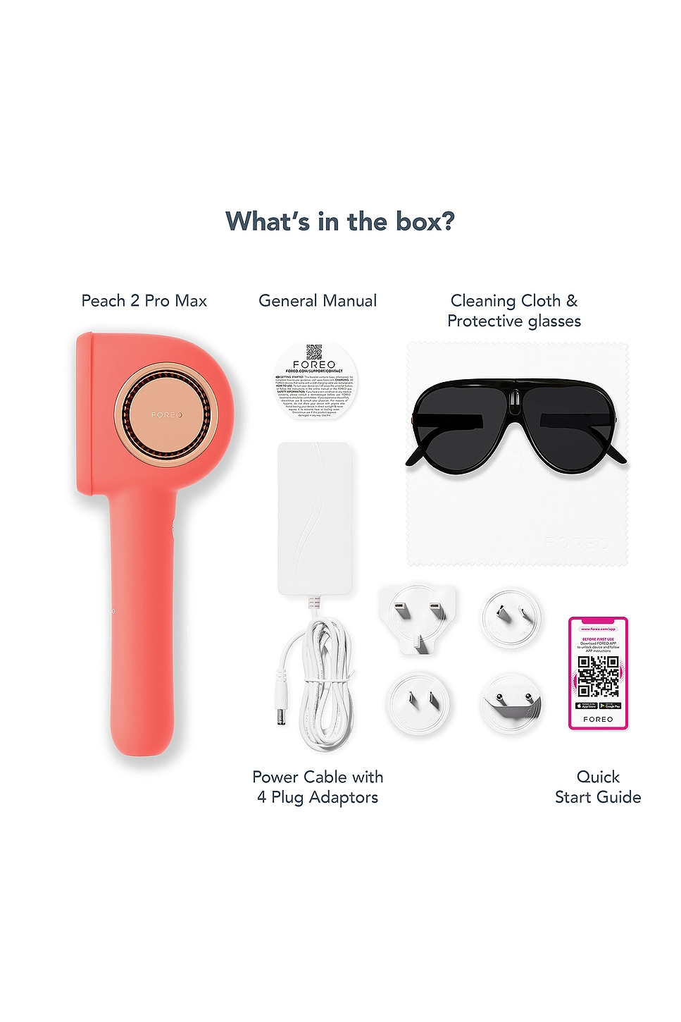 FOREO PEACH 2 PRO MAX 脱毛器 - Peach | REVOLVE
