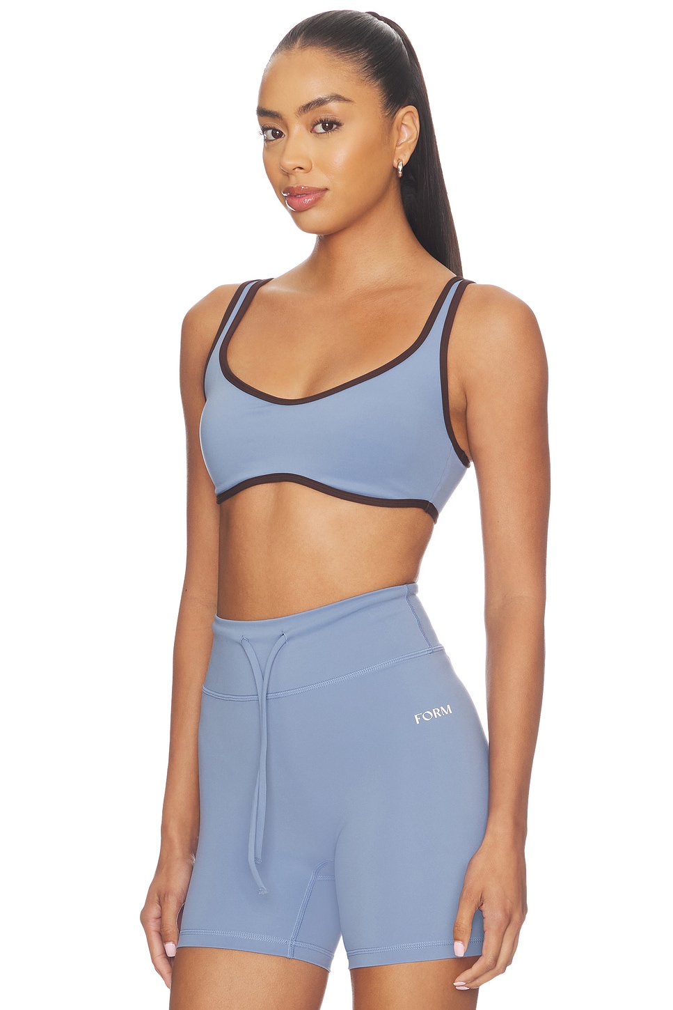 Curved Hem Sports Bra - thumbnail 2
