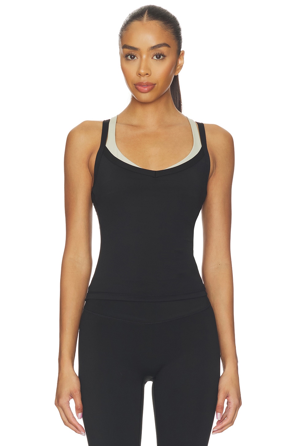 X Olivia Jade V Layered Tank Top