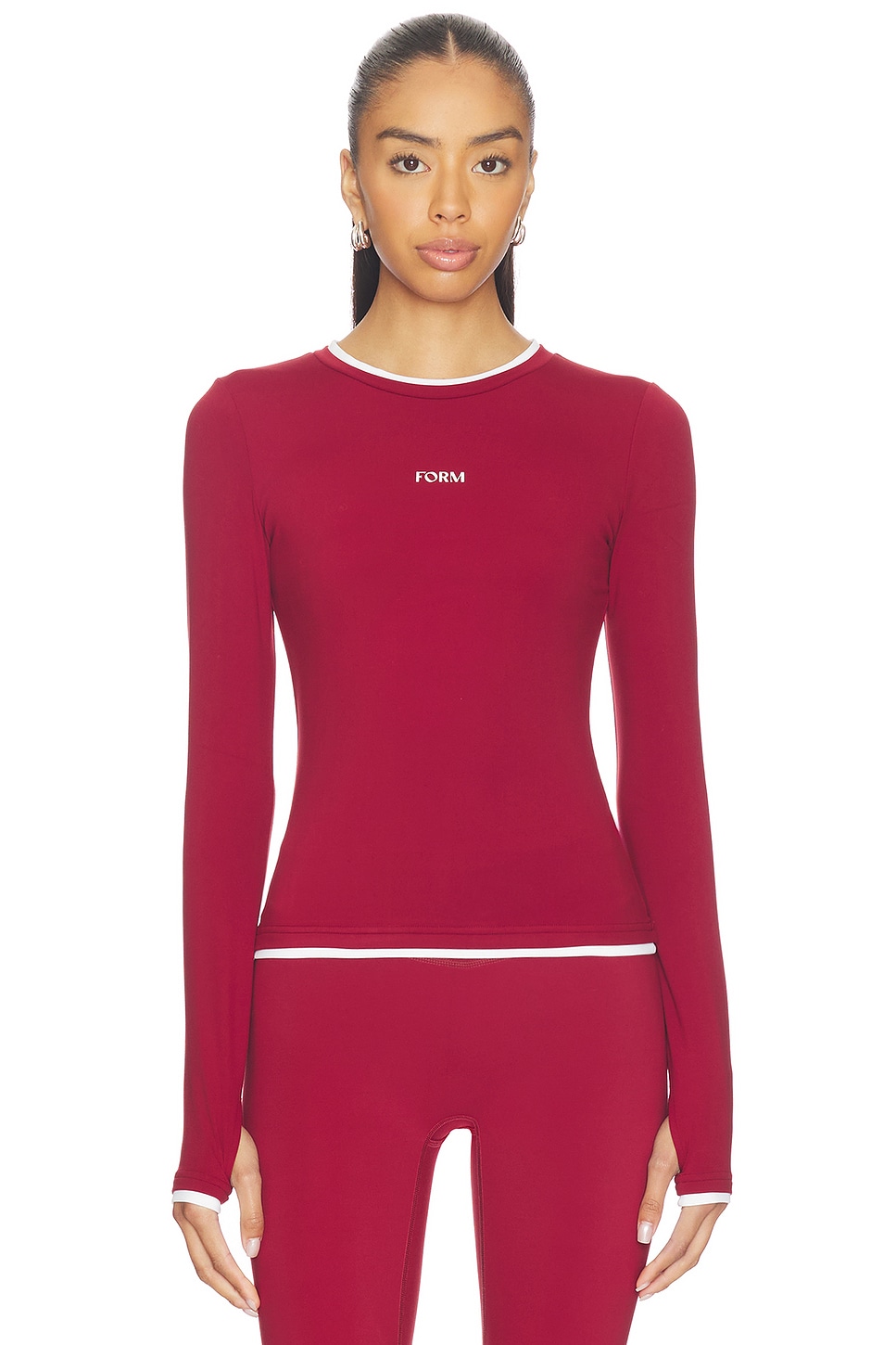Layered Long Sleeve Top - thumbnail 2