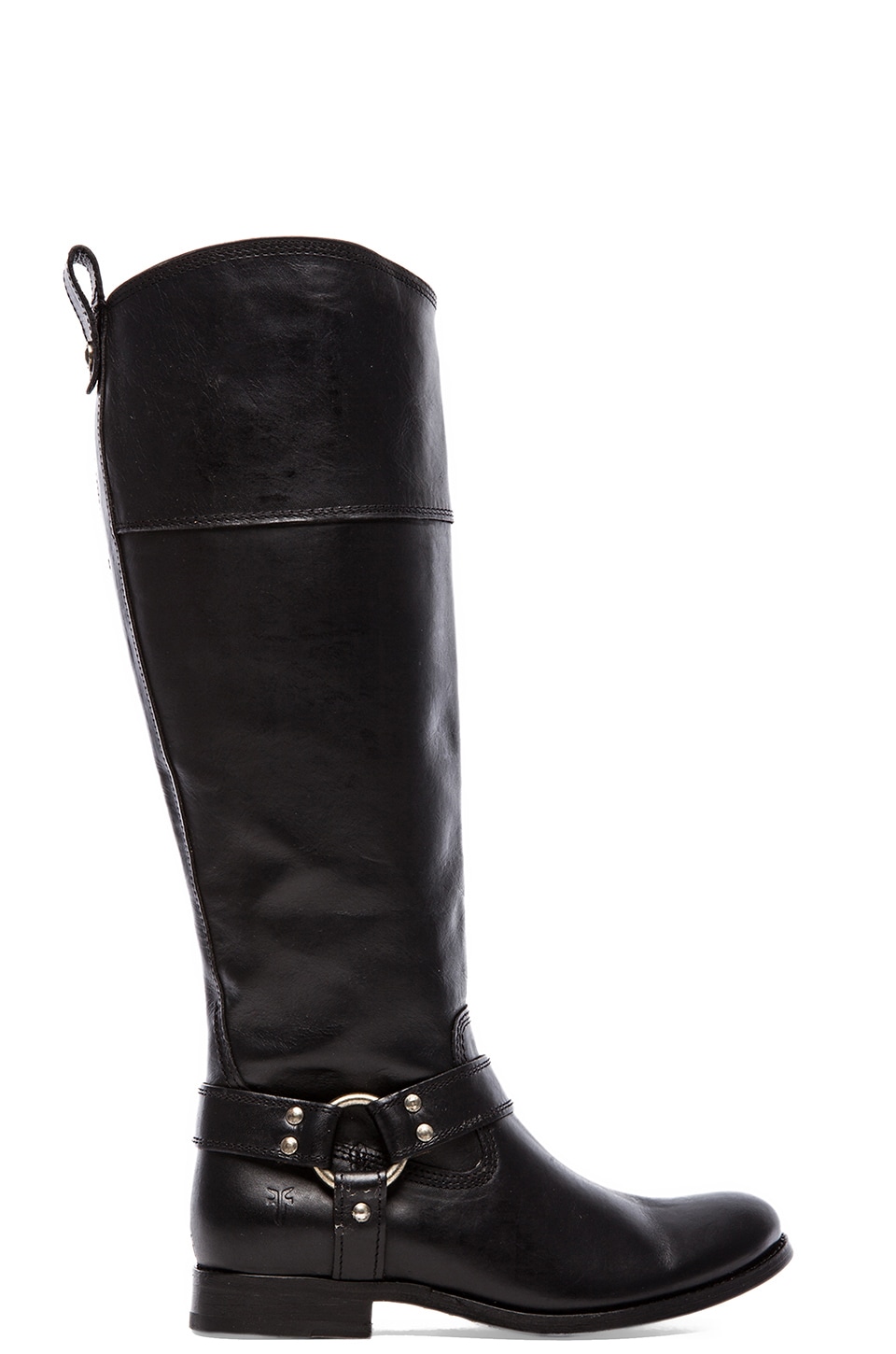 Frye Melissa Harness Inside Zip Boot in Black | REVOLVE