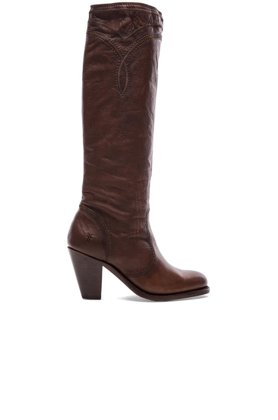 frye mustang stitch tall