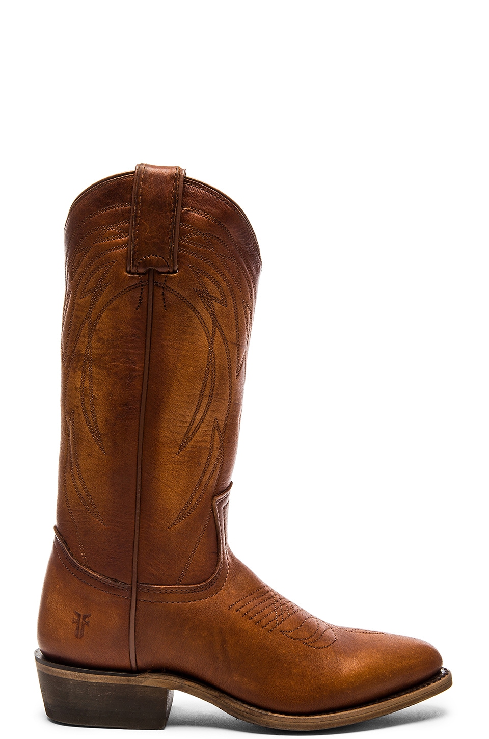 frye cognac bootie