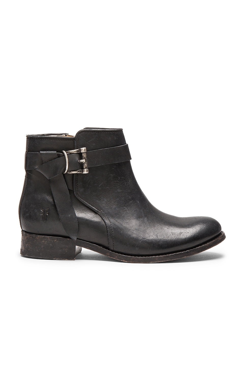 Frye Melissa Knotted Short Boot in Black | REVOLVE