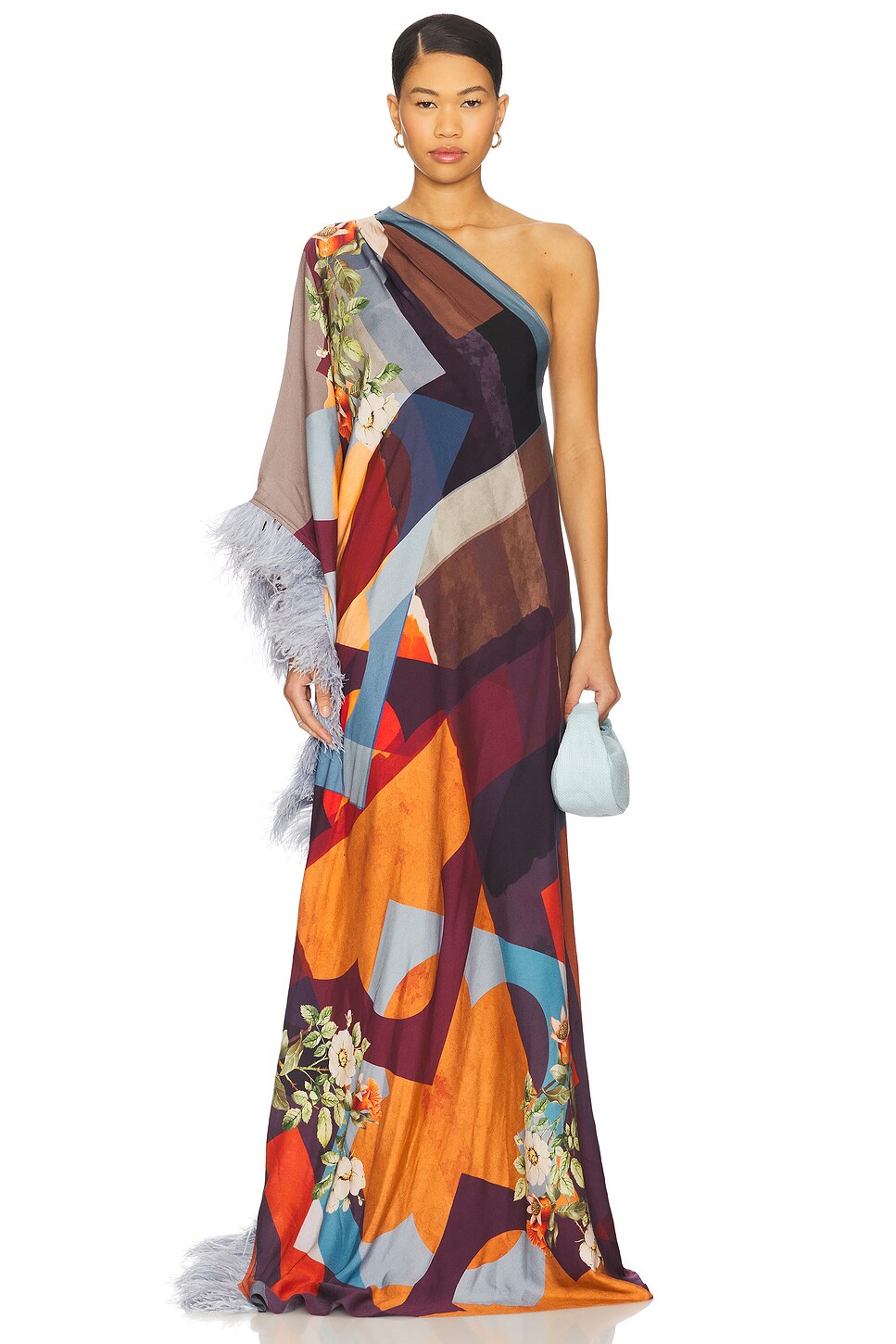 x REVOLVE Asymmetric Kaftan Dress