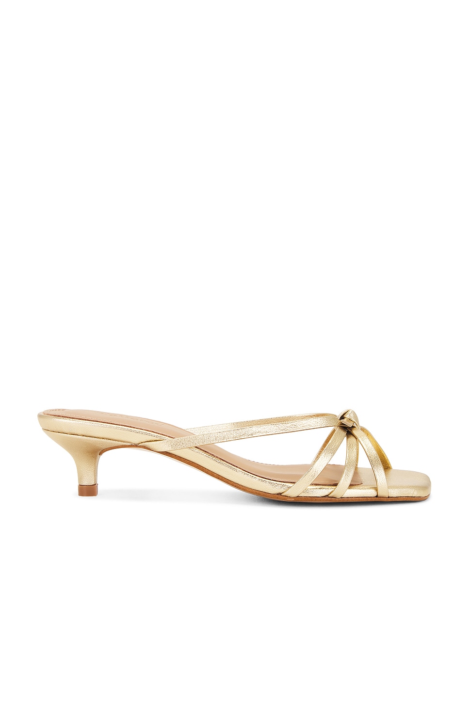 Flattered Eunisa Sandal in Gold | REVOLVE