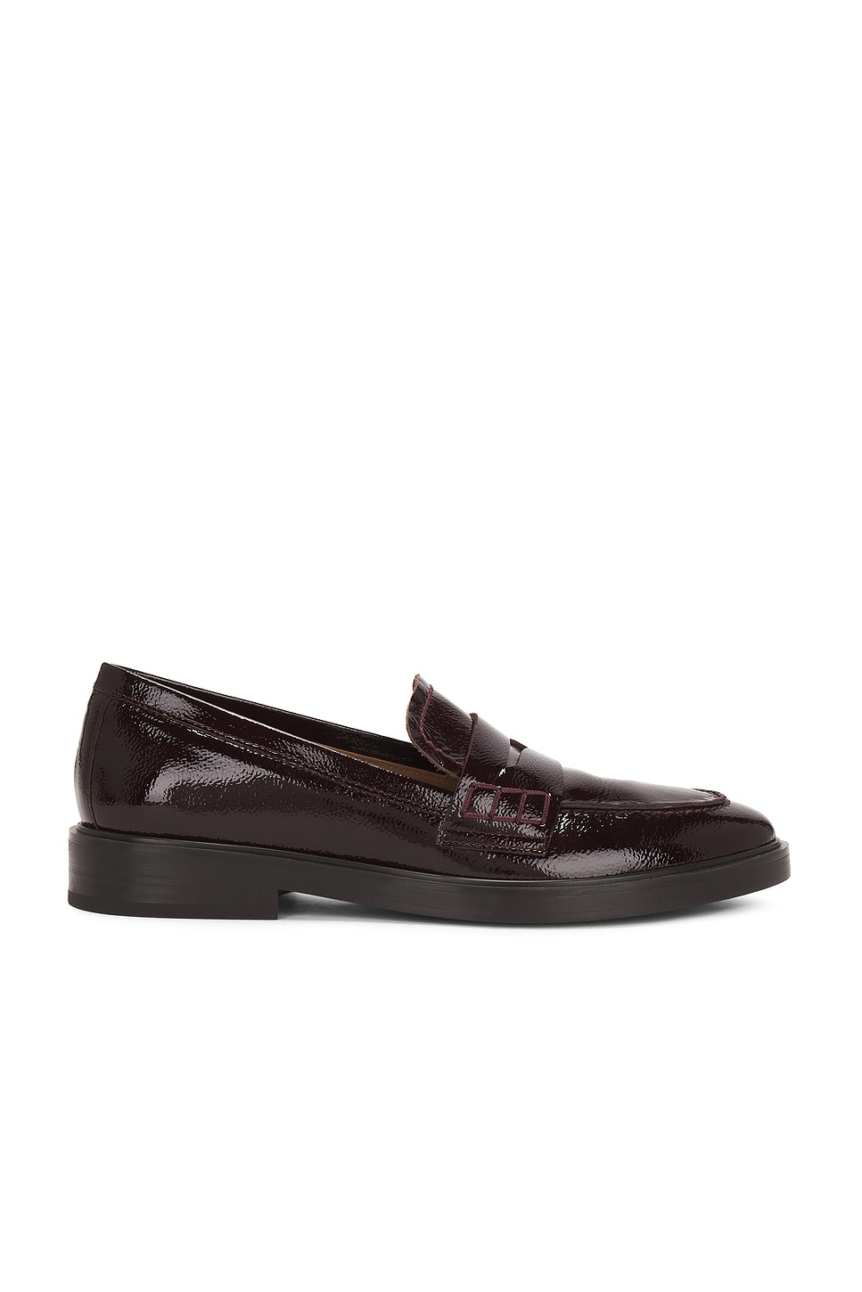 Flattered Sara Loafer in Burgundy | REVOLVE
