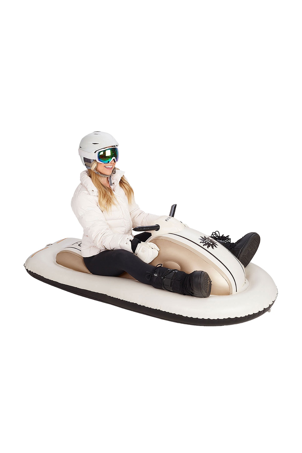 FUNBOY Metallic Champagne Snowmobile Winter Snow Sled
