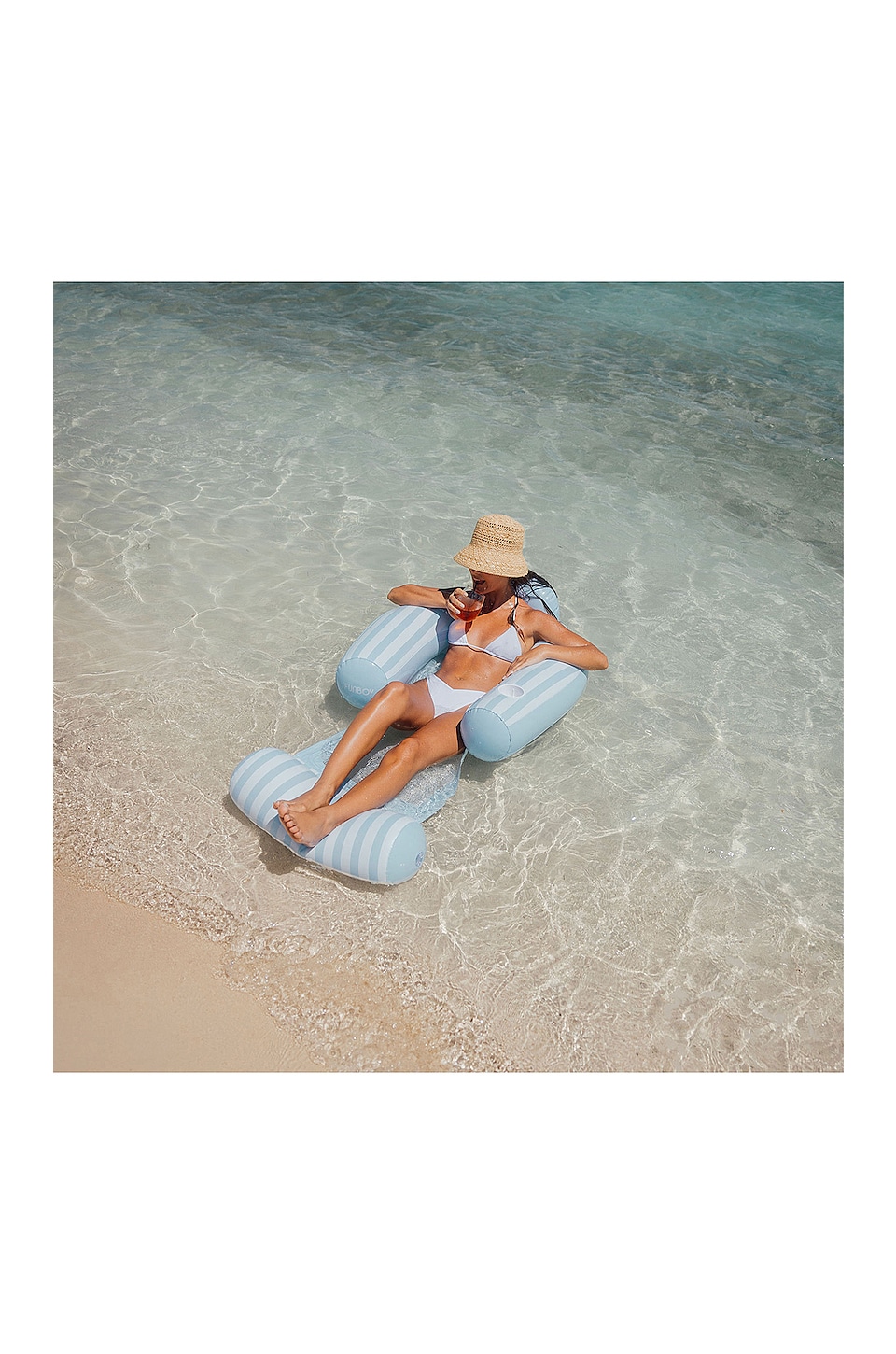 FUNBOY Mesh Chair Float in Coastal Stipe | REVOLVE