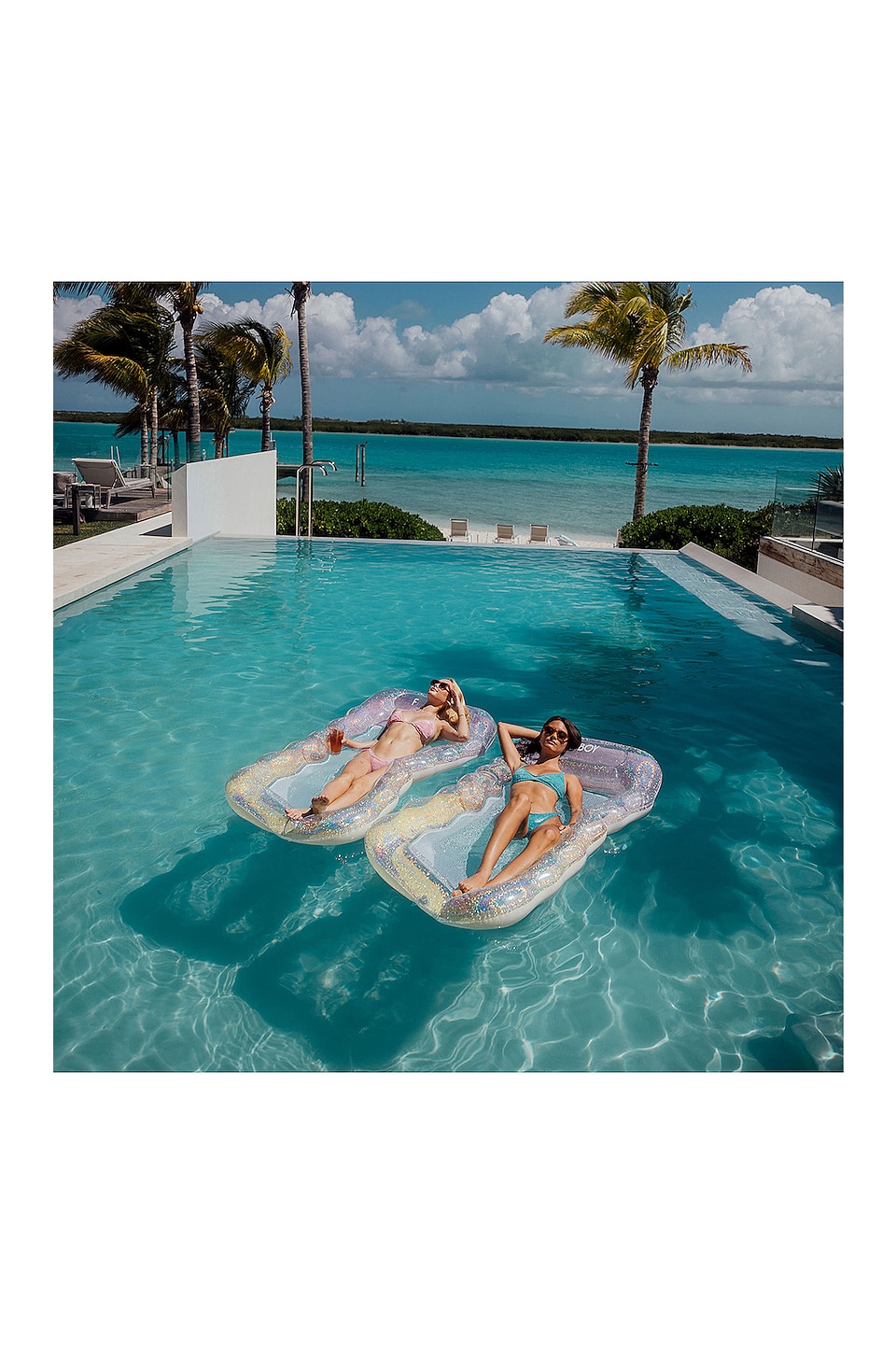 FUNBOY Mesh Lounger in Glitter Ombre REVOLVE