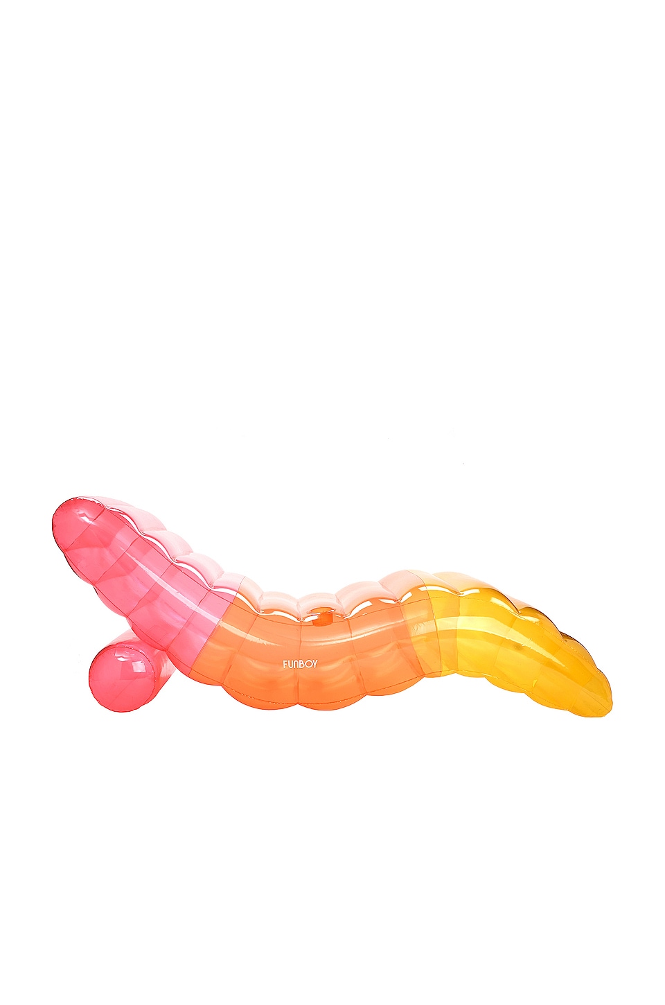 FUNBOY Clear Chaise Lounger Floatie in Multi