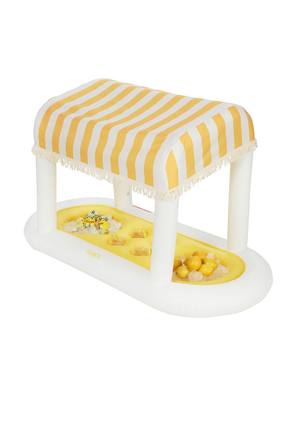 FUNBOY Yellow Cabana Stripe Floating Bar | REVOLVE