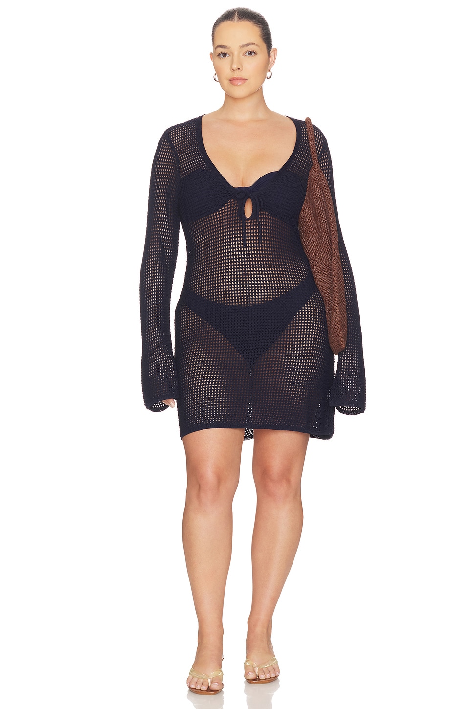 Crochet Mini Dress - thumbnail 3