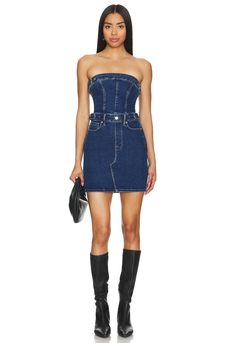 Good American Tube Mini Dress in Indigo594 REVOLVE