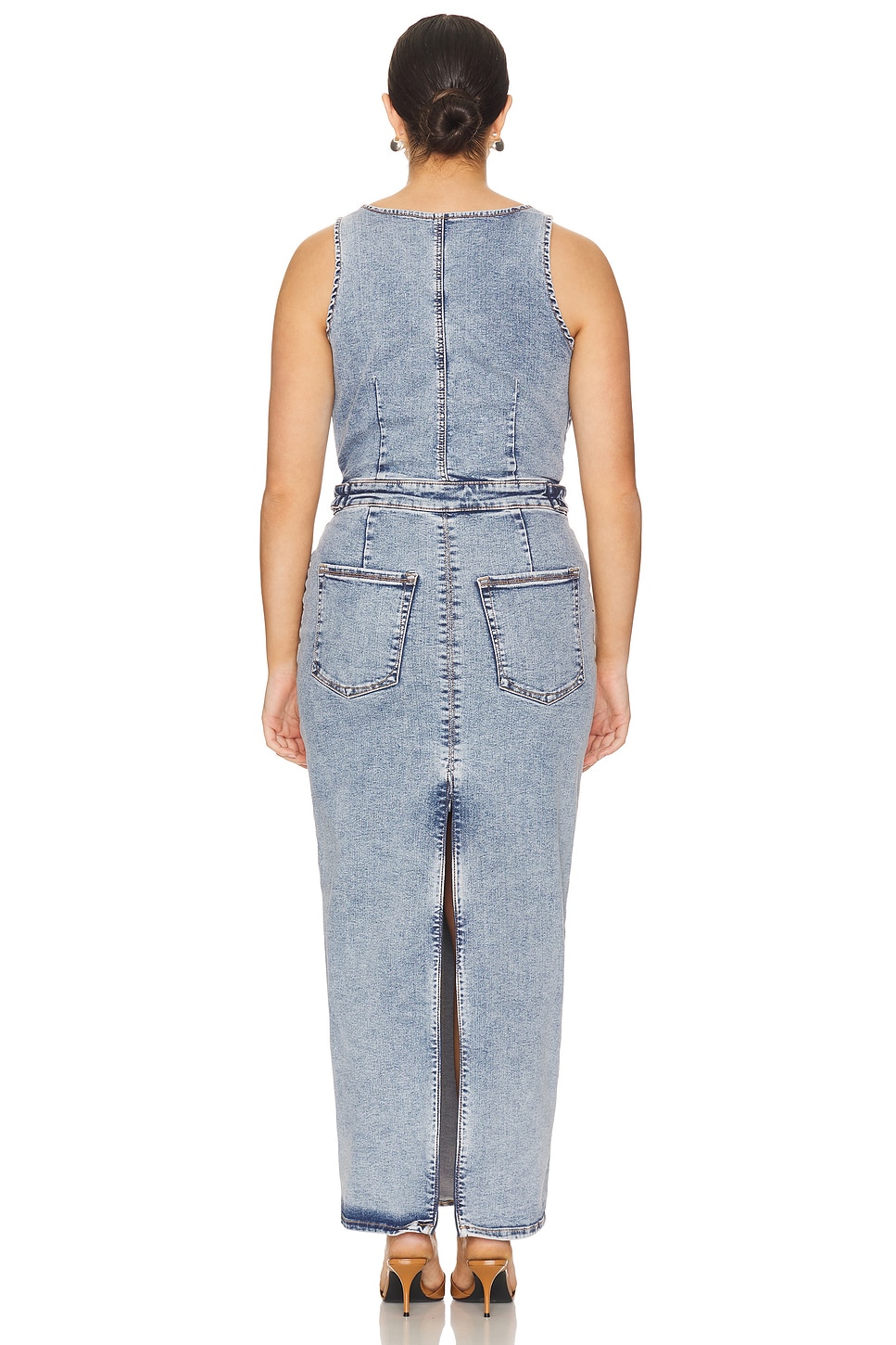 Good American Fit For Success V-neck Maxi Dress in Indigo780 | REVOLVE Good American Fit For Success V-neck Maxi Dress in Indigo780 | REVOLVE