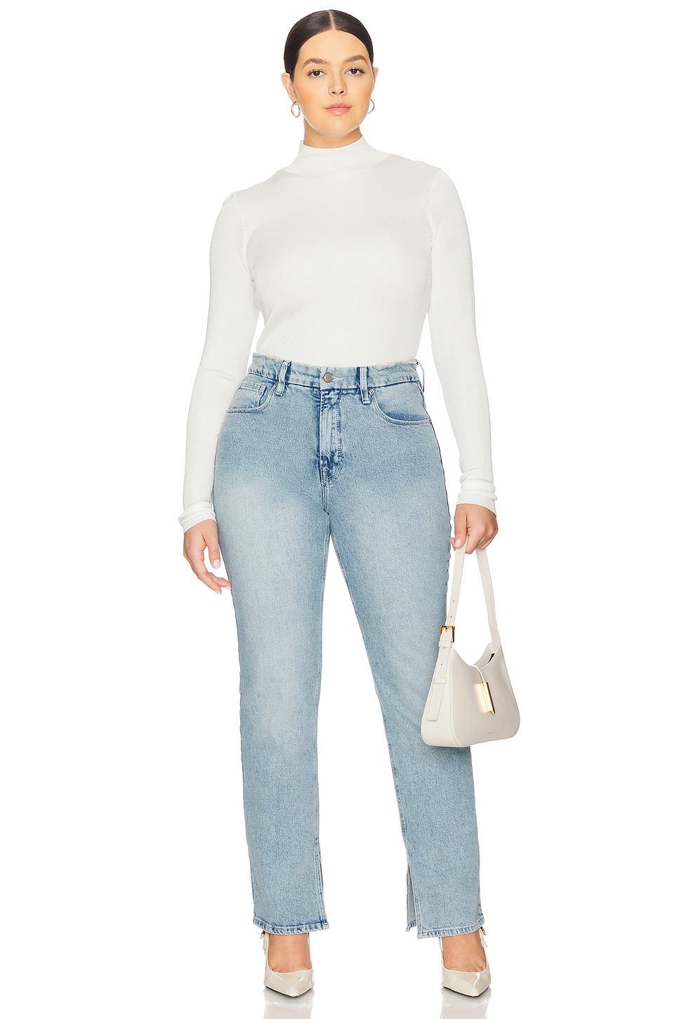 Good Icon Inseam Slit Jeans - Thumbnail 12