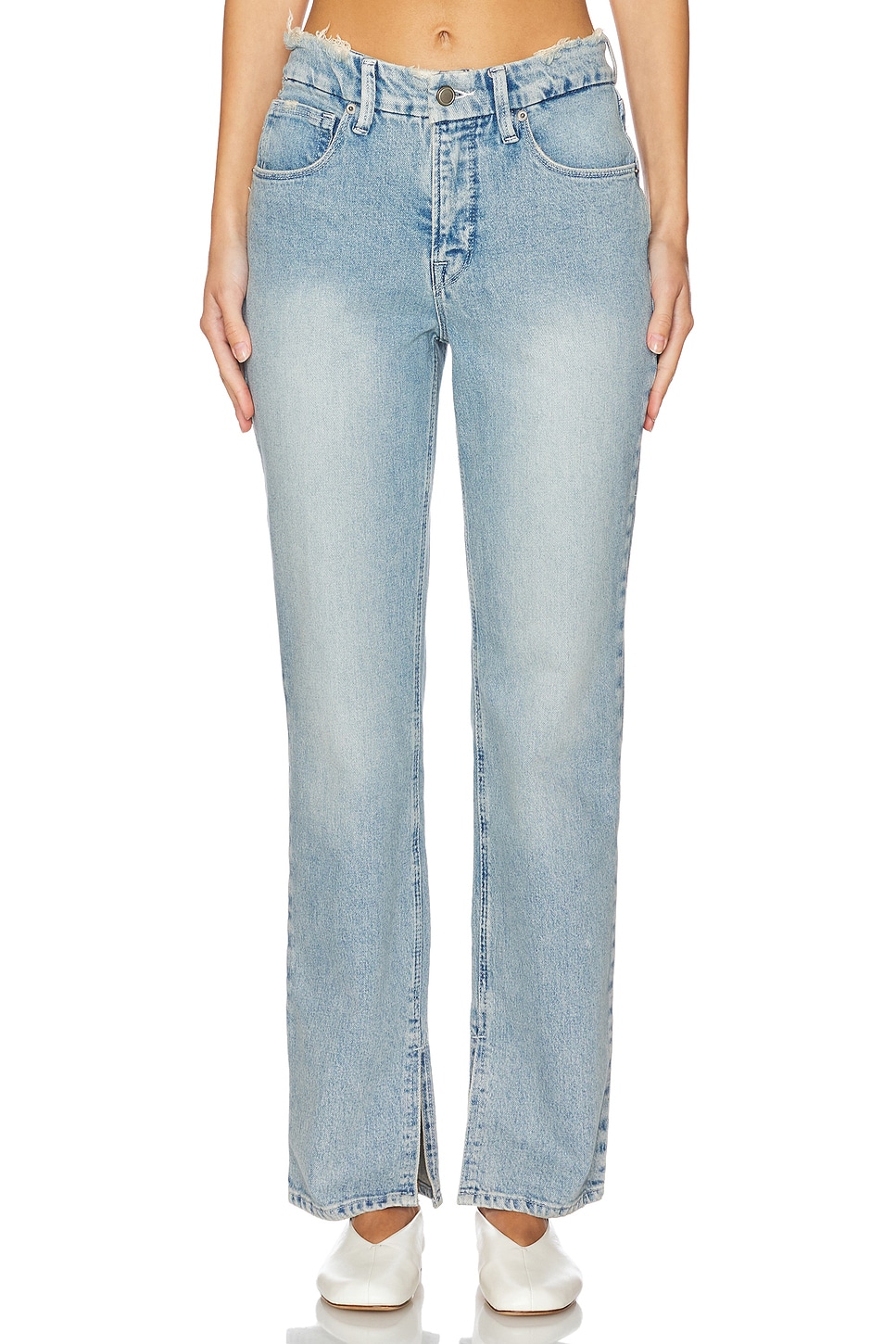 Good Icon Inseam Slit Jeans - Thumbnail 3