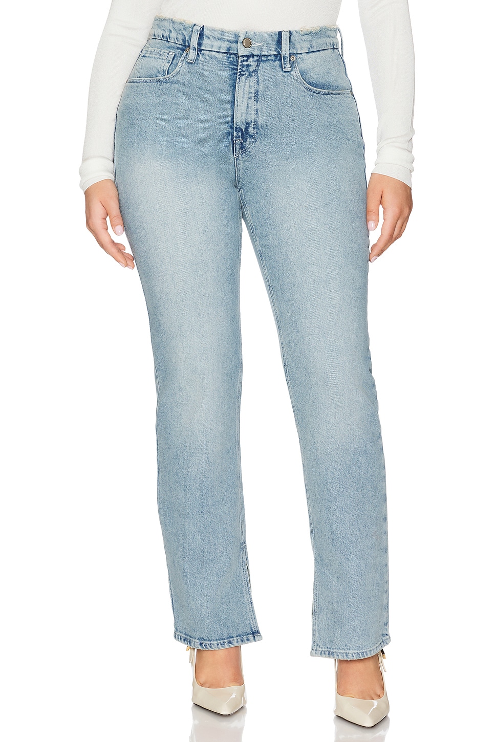 Good Icon Inseam Slit Jeans - Thumbnail 4
