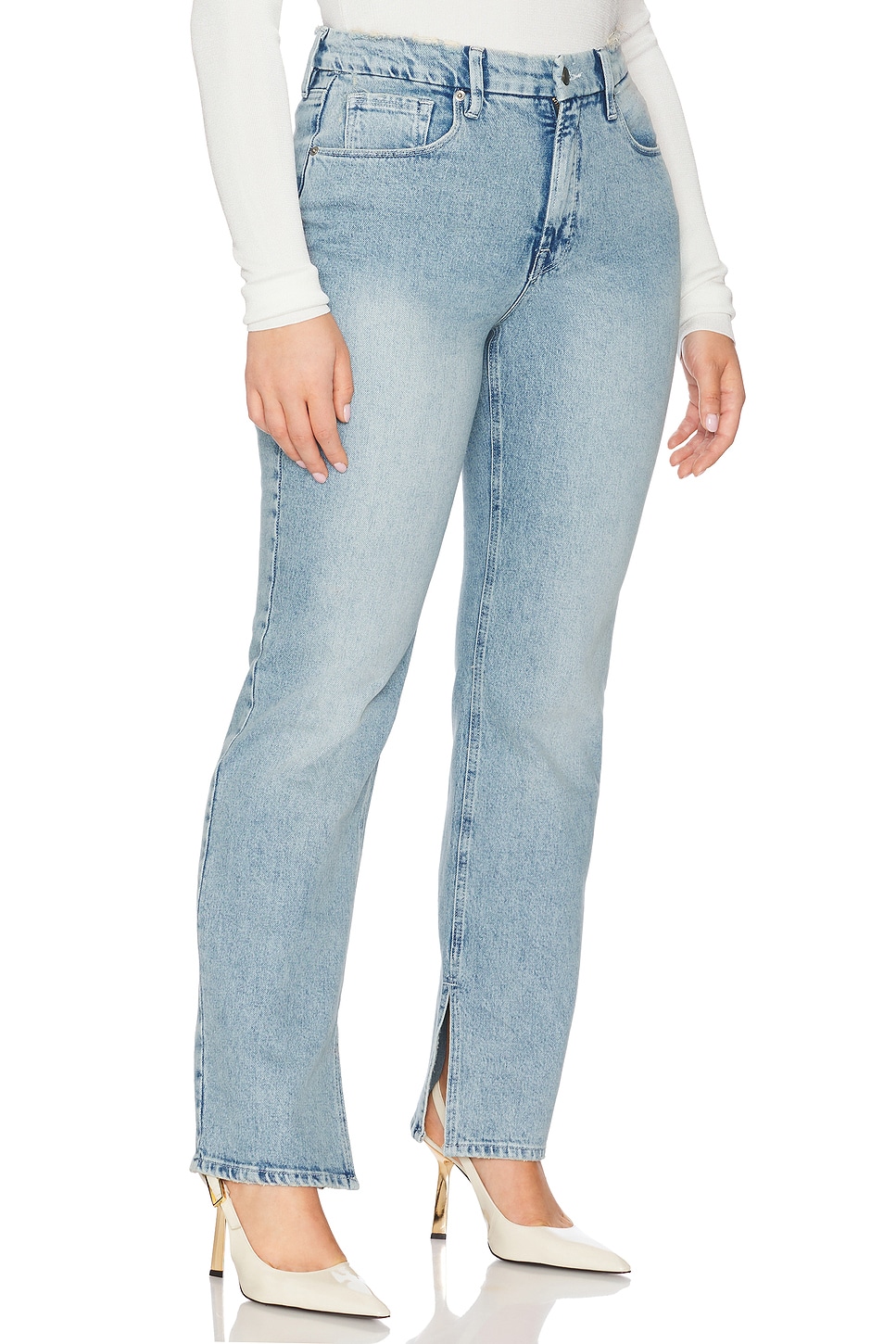 Good Icon Inseam Slit Jeans - Thumbnail 6