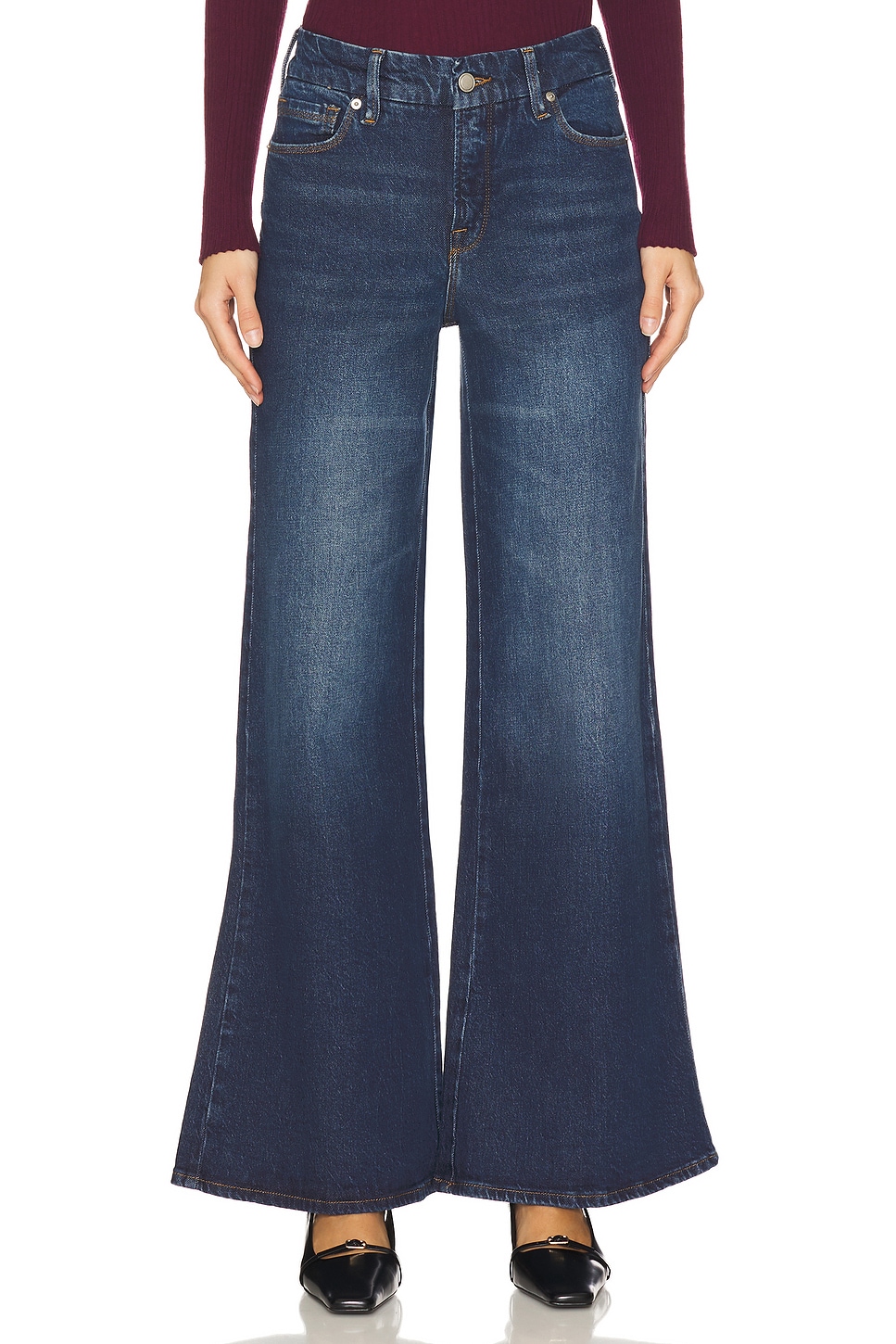 Good Petite Palazzo Jeans - Thumbnail 1