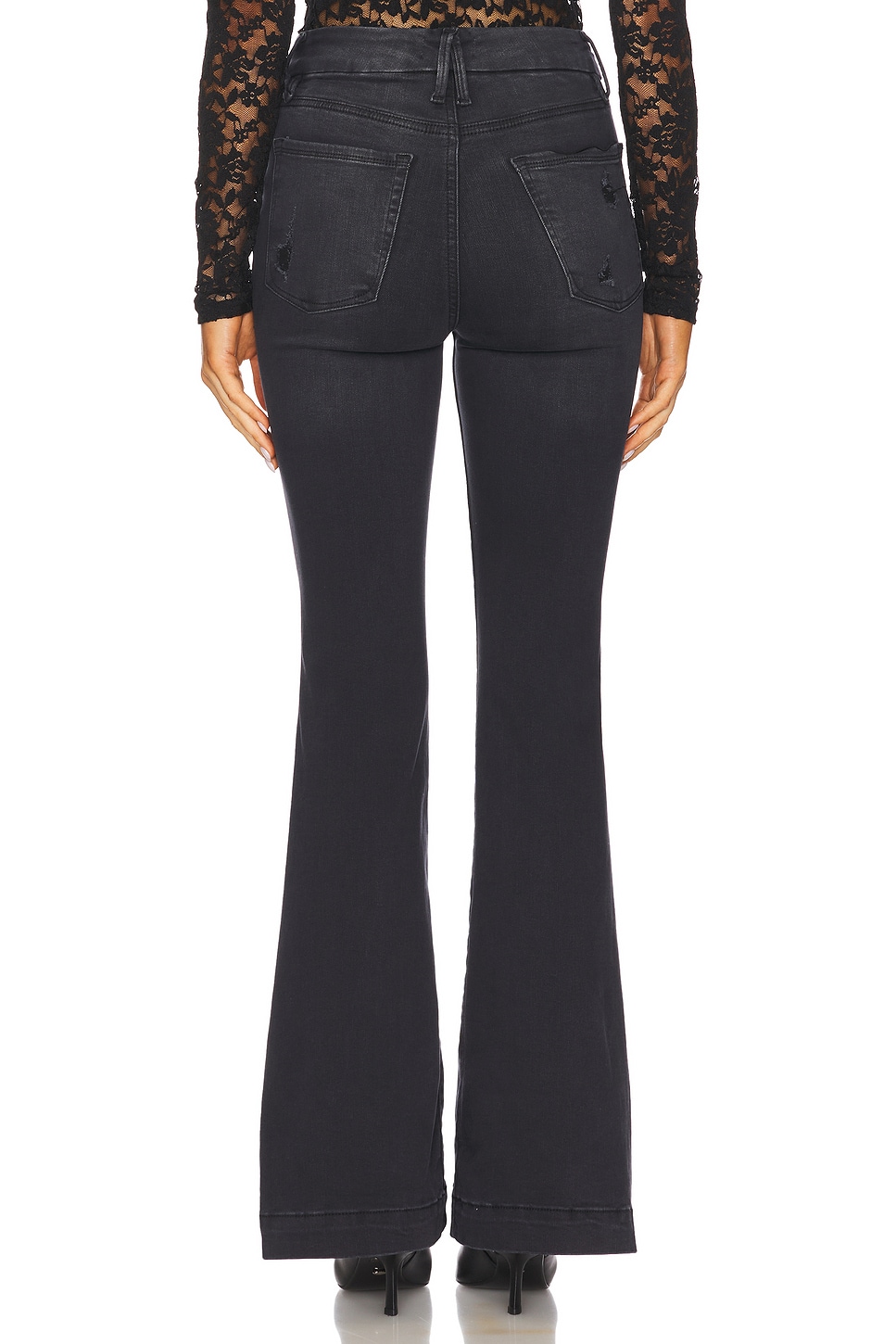 Always Fits Good Legs Flare Trouser Jeans - Thumbnail 7