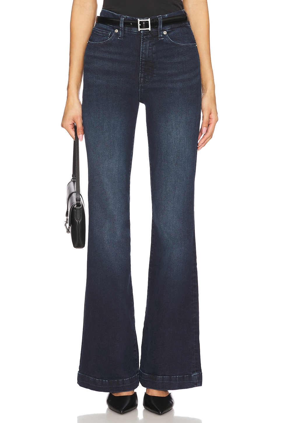 Always Fits Good Legs Flare Trouser Jeans - Thumbnail 1