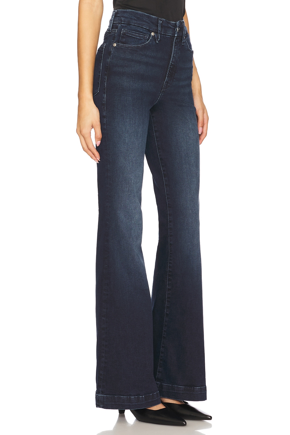 Always Fits Good Legs Flare Trouser Jeans - Thumbnail 3