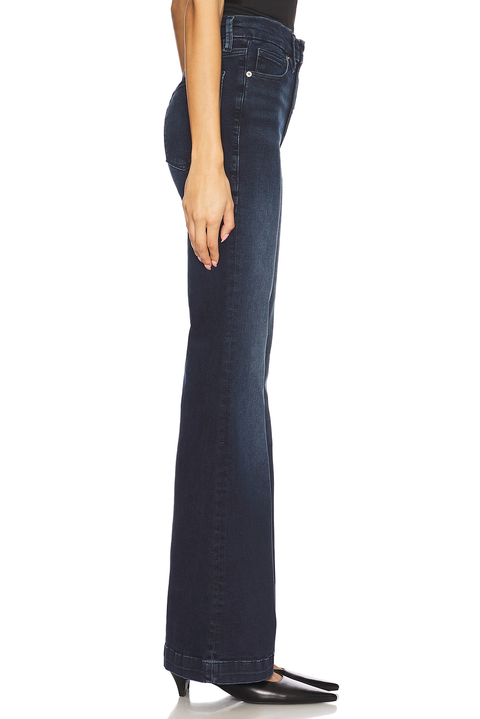 Always Fits Good Legs Flare Trouser Jeans - Thumbnail 5