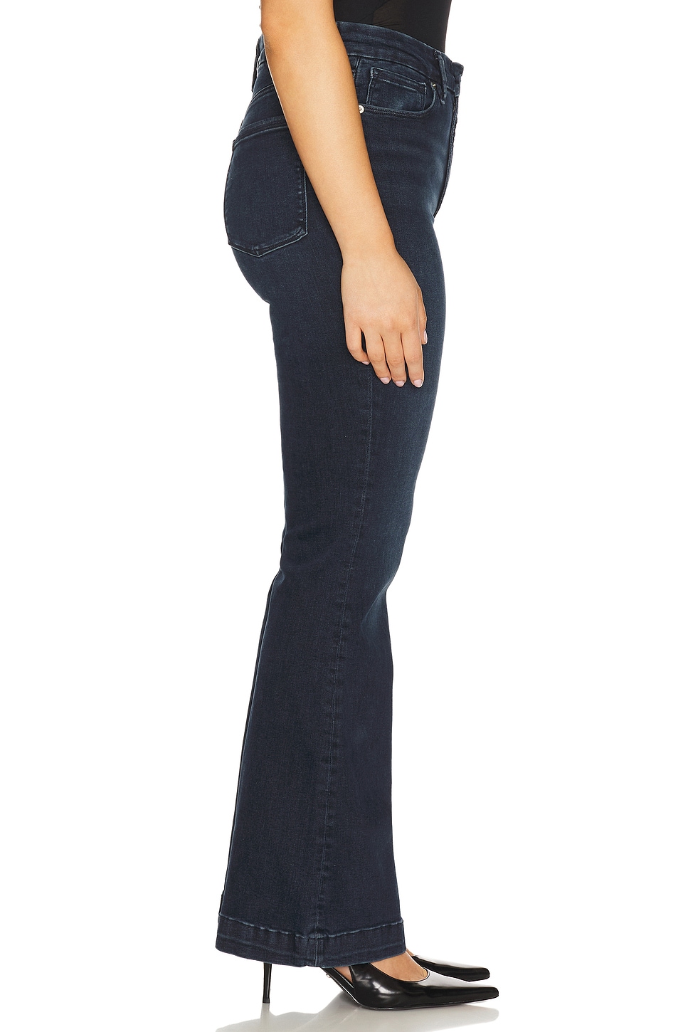 Always Fits Good Legs Flare Trouser Jeans - Thumbnail 6