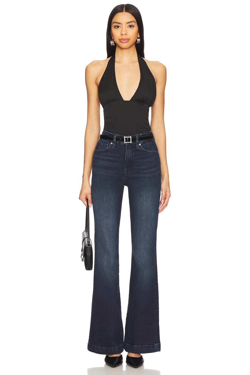 Always Fits Good Legs Flare Trouser Jeans - Thumbnail 9
