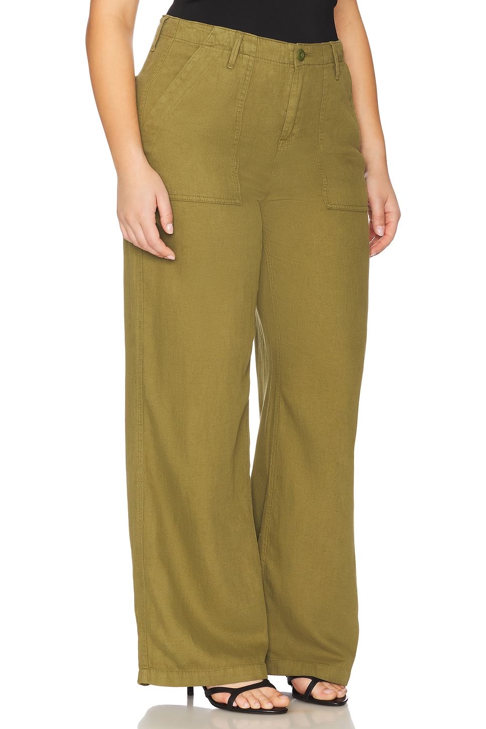 Good American Lite Linen Jeans