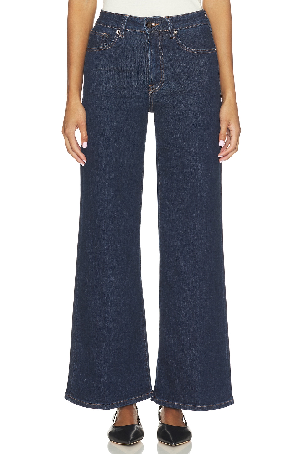 High Palazzo Ankle Jeans - thumbnail 2