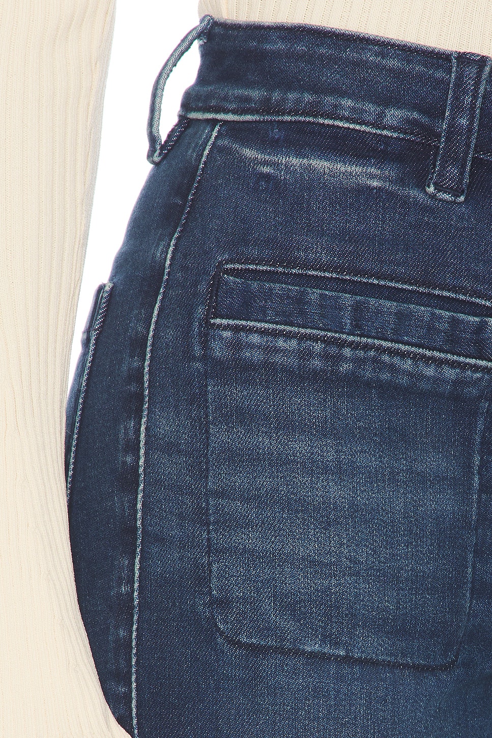 Good American Petite Soft Tech Good Flare Jeans