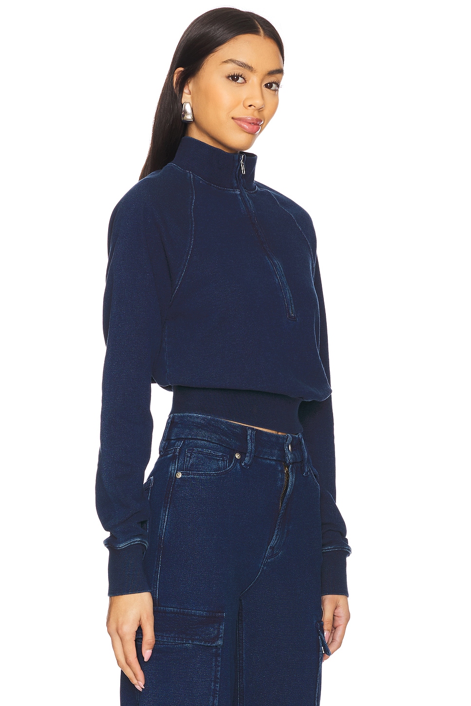 Jeanius Mock Zip Pullover - Thumbnail 3
