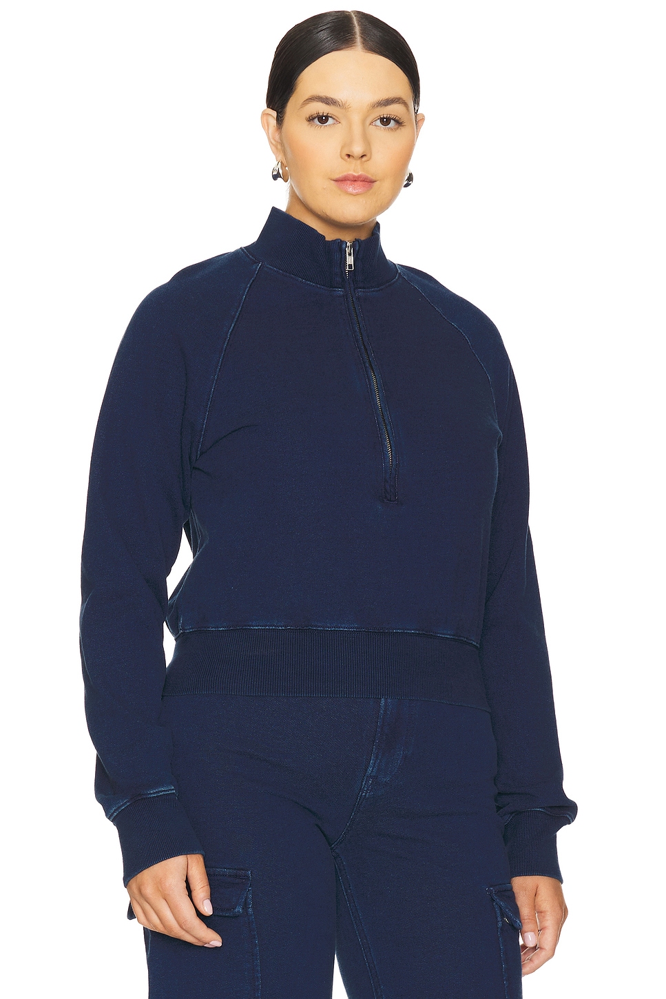 Jeanius Mock Zip Pullover - Thumbnail 4