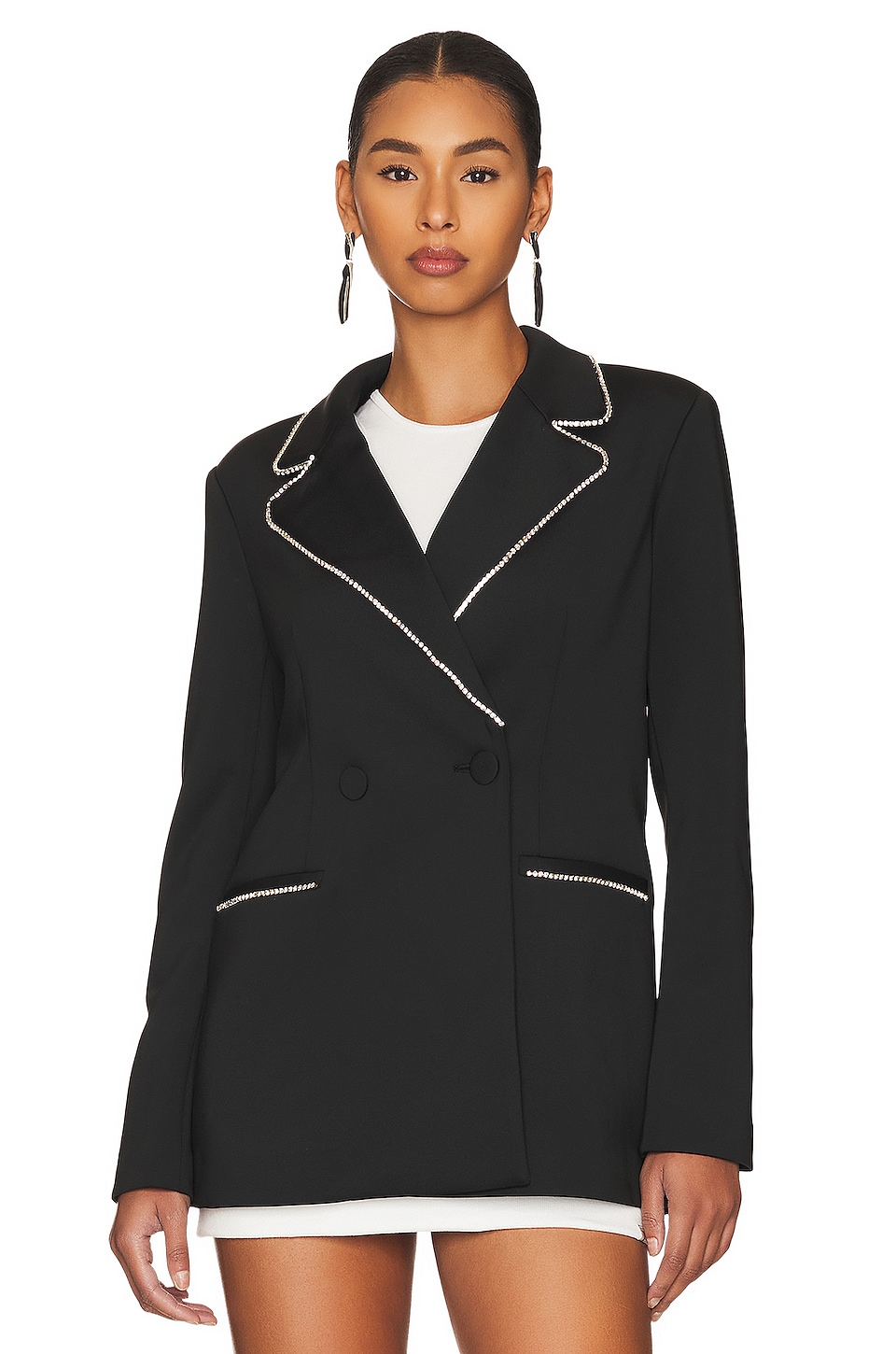Good American Scuba Crystal Blazer thumbnail
