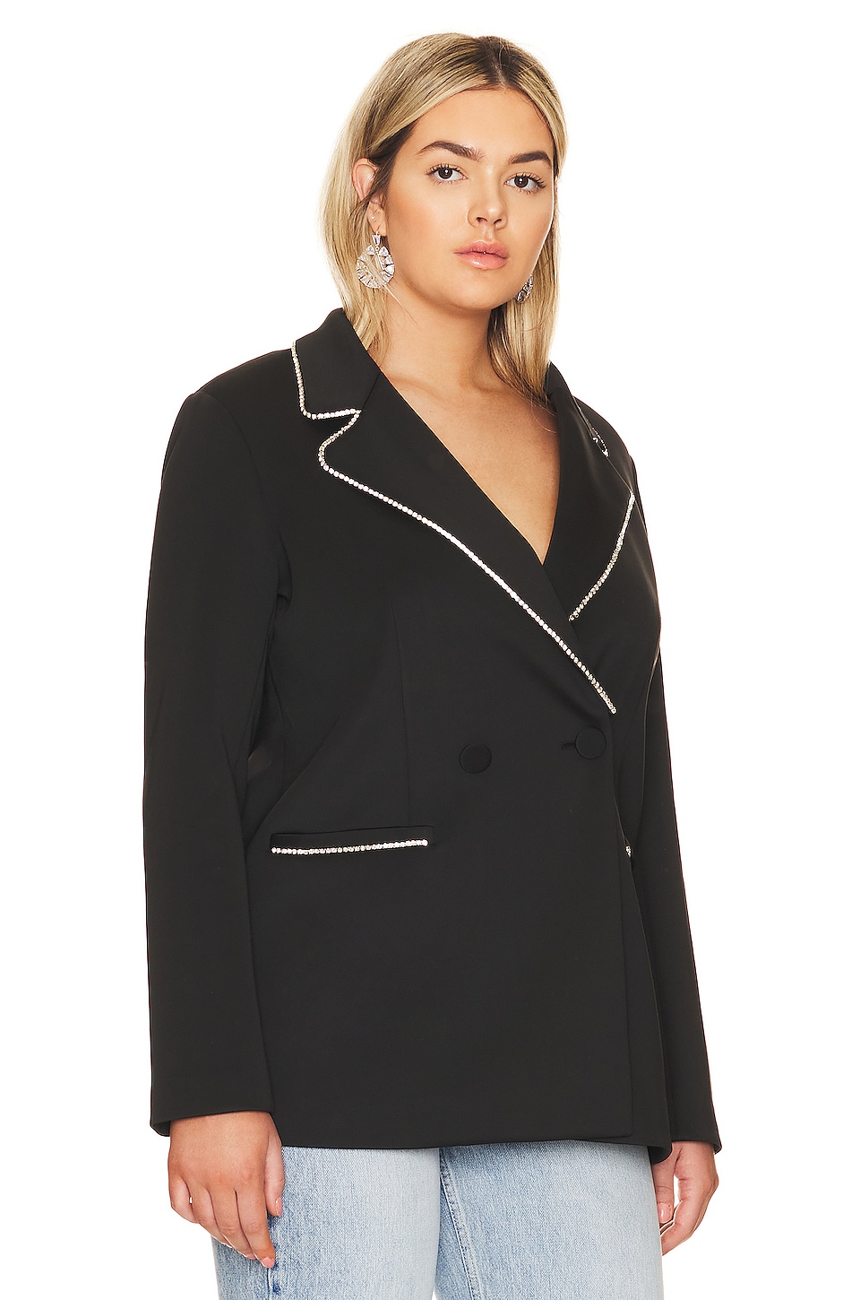 Good American Scuba Crystal Blazer thumbnail